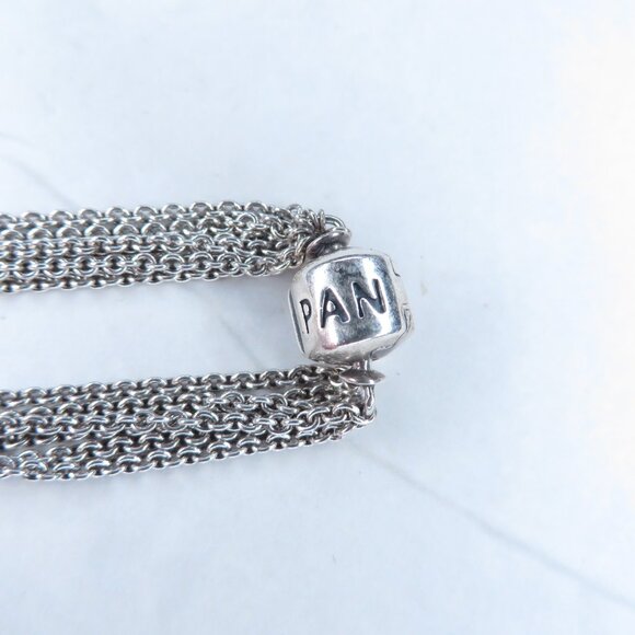 Sterling Silver Multi-Chain Pandora Charm Bracelet - Picture 5 of 11